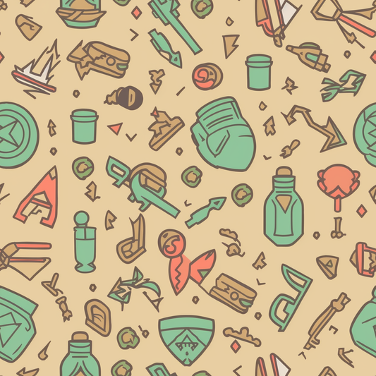 AI Midjourney Prompt for Patterns - Game Asset Pattern