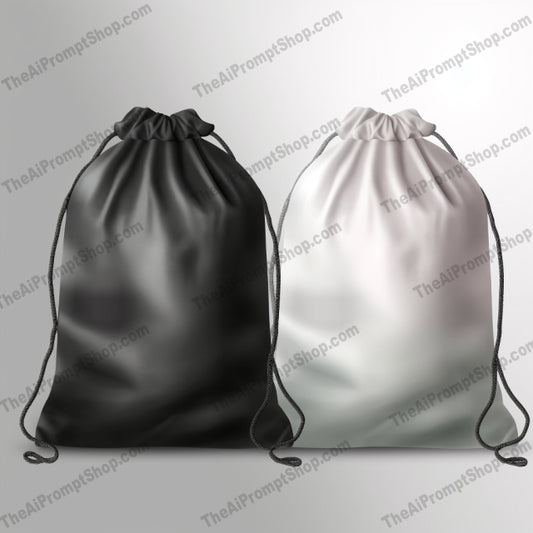 AI Midjourney Prompt for Subtle Drawstring Bags
