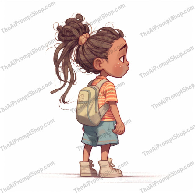 AI Midjourney Prompt for Cute Character Sketch Cartoons