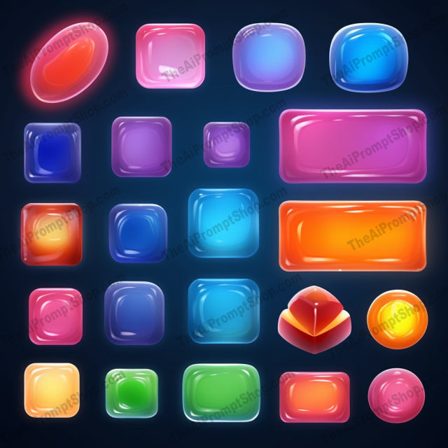 AI Midjourney Prompt for Candy Button Delights