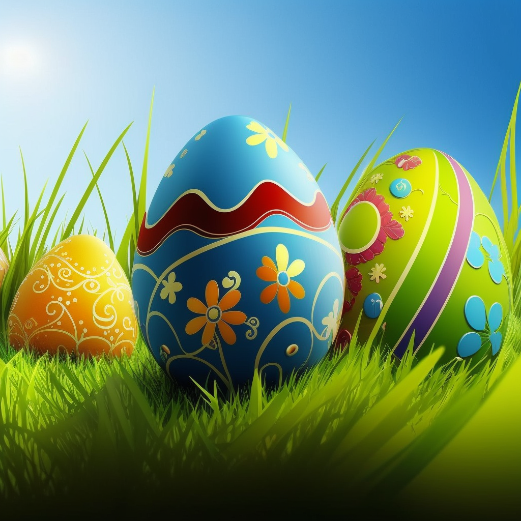 AI Midjourney Prompt for Easter - Easter Egg Hunt
