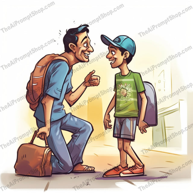 AI Midjourney Prompt for C197 - Storybook Illustrations - Boy and Sea Snails