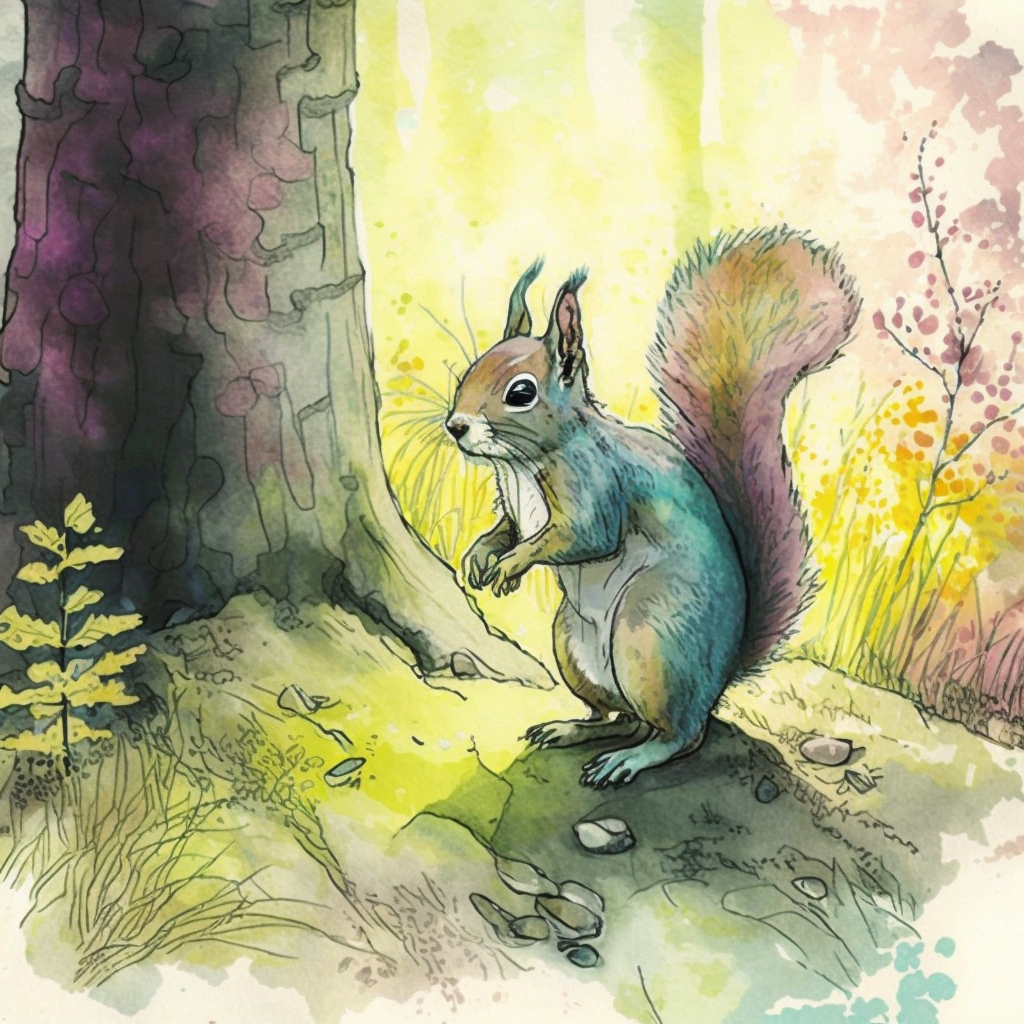 AI Midjourney Prompt for Animal - Whimsical Forest Animal