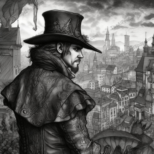 AI Midjourney Prompt for People - Illustrations - 2578