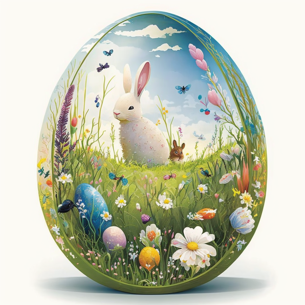 AI Midjourney Prompt for Easter - Pastel Spring Blossoms