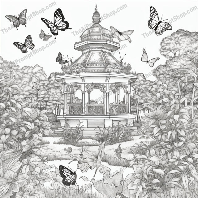 AI Midjourney Prompt for Coloring Pages - 2546
