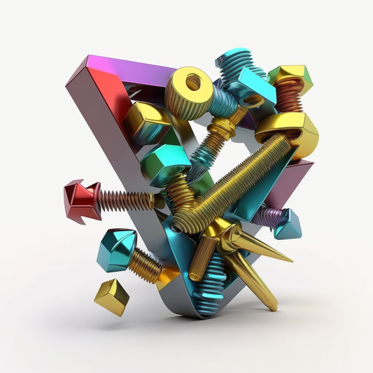 AI Midjourney Prompt for Logo - Metallic Masterpiece Logo