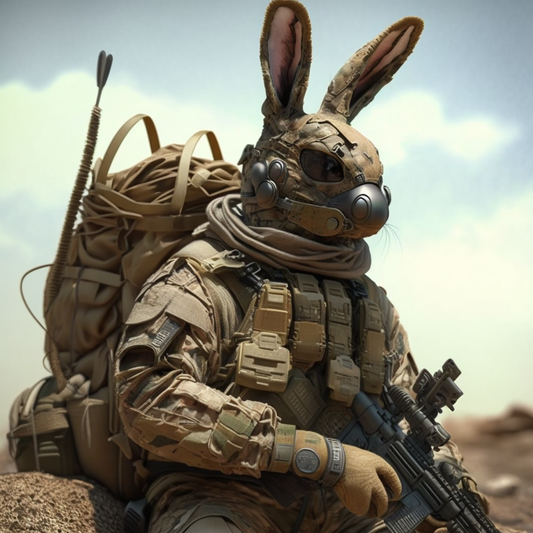 AI Midjourney Prompt for Animal - Armed Forces Animal