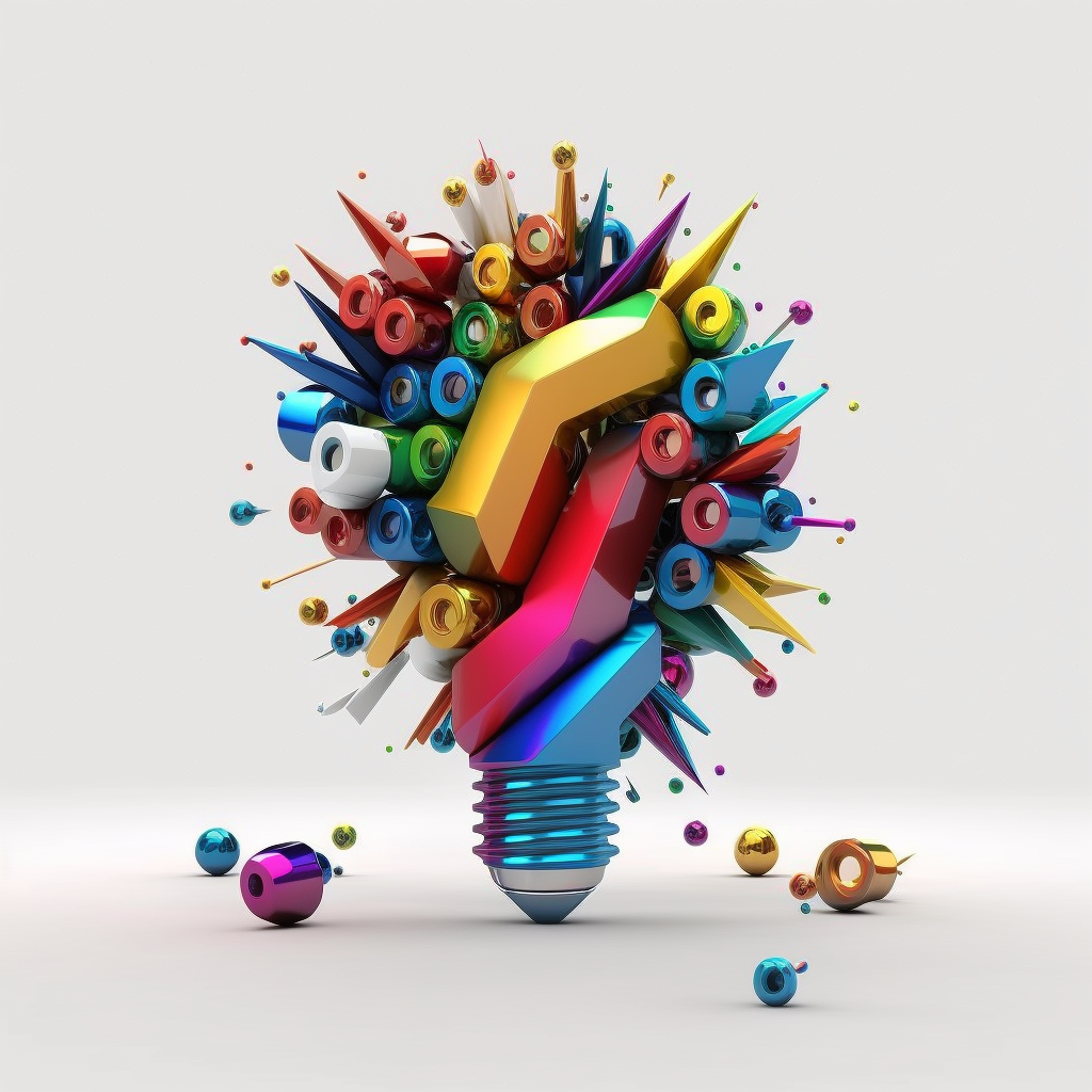 AI Midjourney Prompt for Logo - Metallic Masterpiece Logo