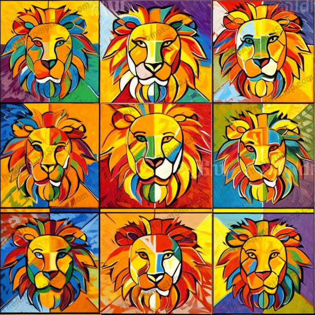 For for animal illustration in a colorful style created from an AI image prompt.