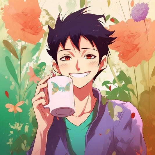 AI Midjourney Prompt for Japanese Cute Coffee Anime