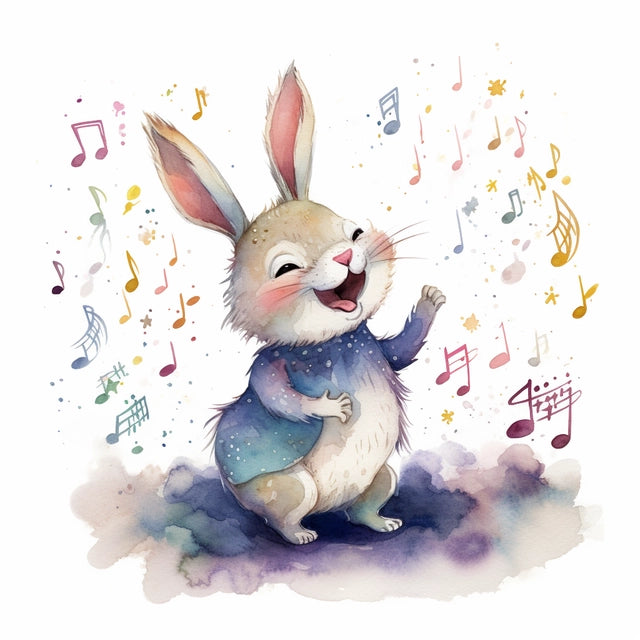 AI Midjourney Prompt for Musical Animal Notes