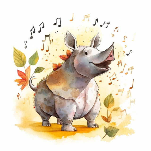 AI Midjourney Prompt for Musical Animal Notes