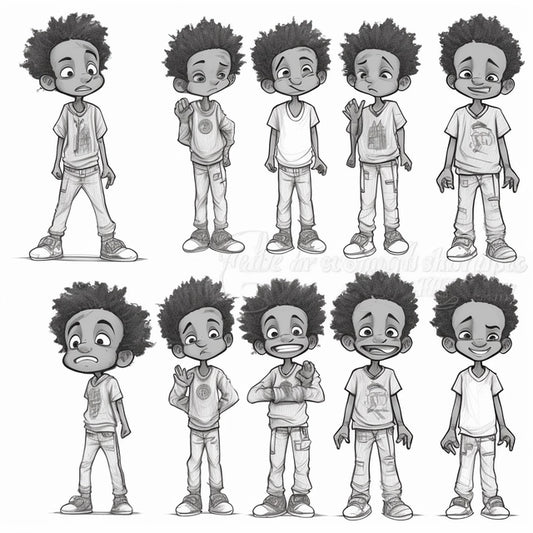 AI Midjourney Prompt for Expressive Children's Book