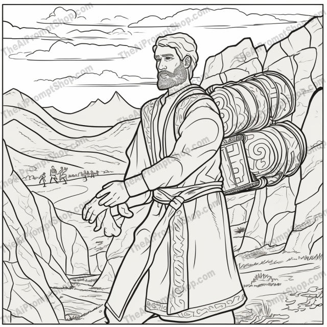 AI Midjourney Prompt for Coloring Pages - 2361