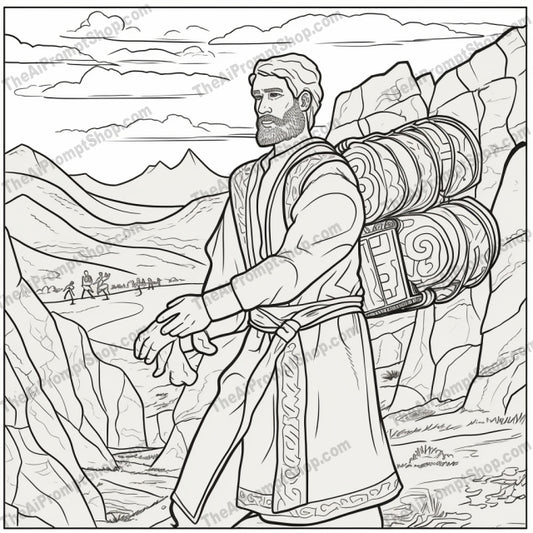 AI Midjourney Prompt for Coloring Pages - 2361