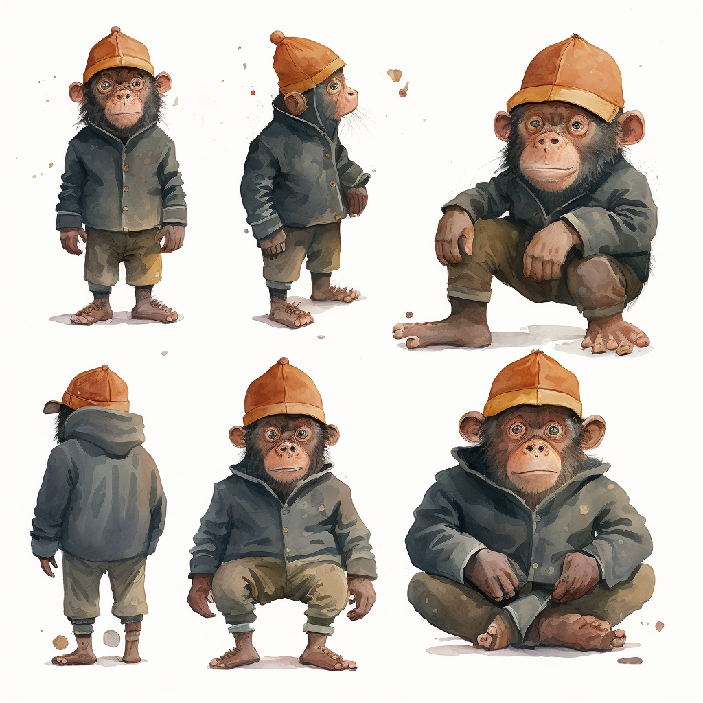 AI Midjourney Prompt for Kids Art Illustration - Watercolor Children's Illustration