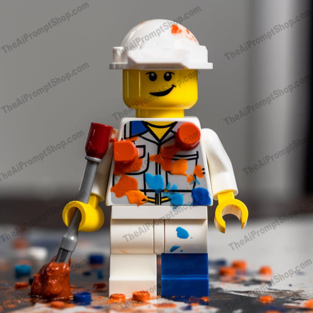 AI Midjourney Prompt for Lego Style Engineer
