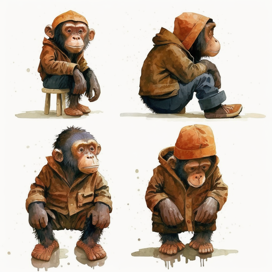 AI Midjourney Prompt for Kids Art Illustration - Watercolor Children's Illustration