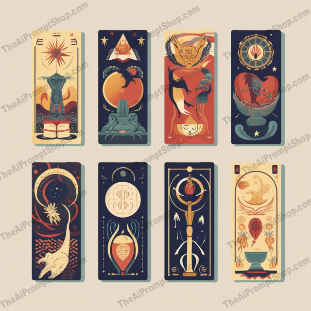 AI Midjourney Prompt for Game Assets - B123s - Religious Bookmarks Galore