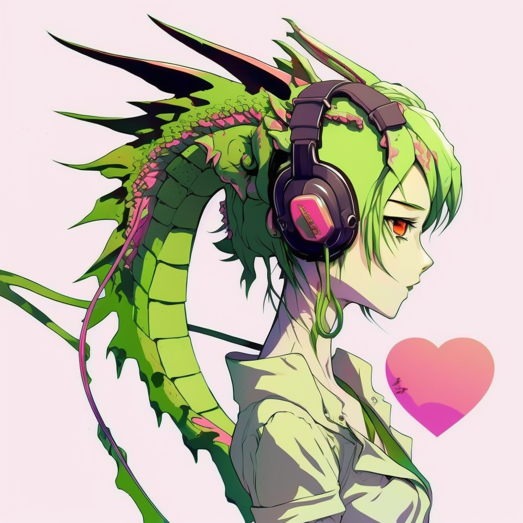 AI Midjourney Prompt for Fantay and Magic - Neon Fantasy Creature Art
