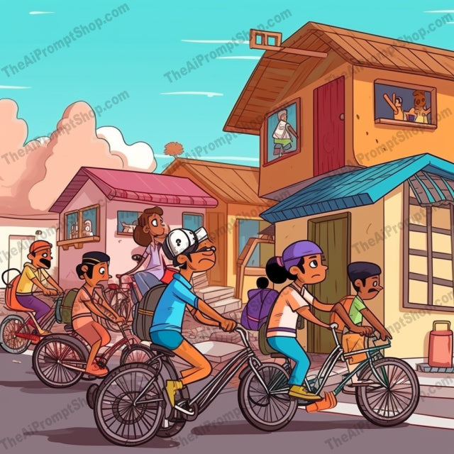 AI Midjourney Prompt for C280 - Storybook Illustrations - Cartoon Children Pop Art