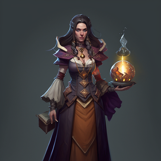 AI Midjourney Prompt for Game Asset - Fantasy Medieval Game Character