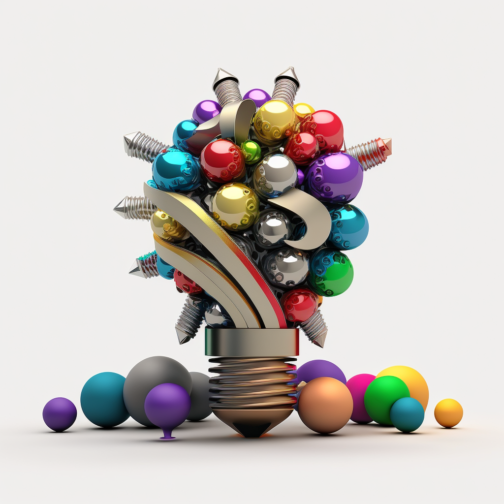 AI Midjourney Prompt for Logo - Metallic Masterpiece Logo
