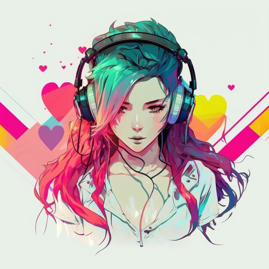 AI Midjourney Prompt for Fantay and Magic - Neon Fantasy Creature Art