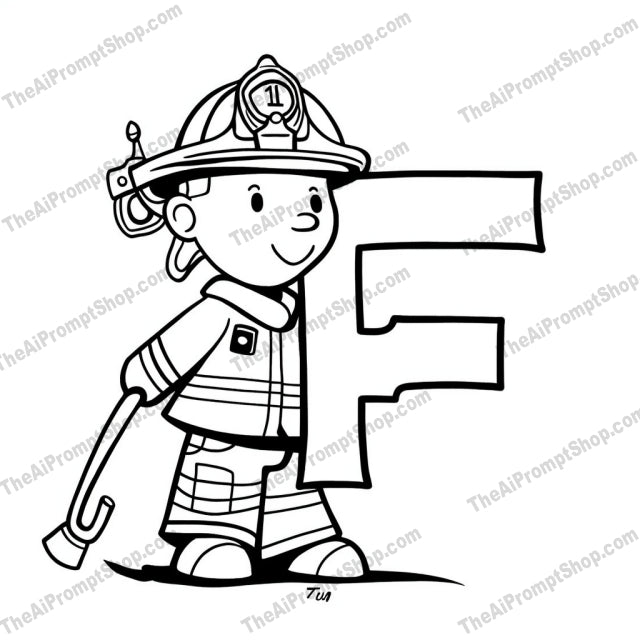 AI Midjourney Prompt for Coloring Pages - 2592