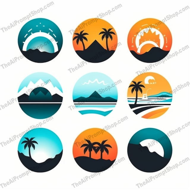 AI Midjourney Prompt for Logos - 1305