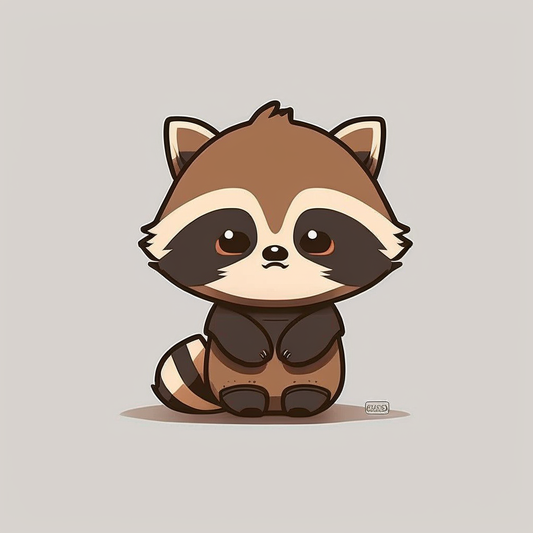 AI Midjourney Prompt for Animal - Minimalist Cute Animal Illustration
