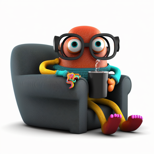 AI Midjourney Prompt for Animal - Badass Animal in Leather Chair