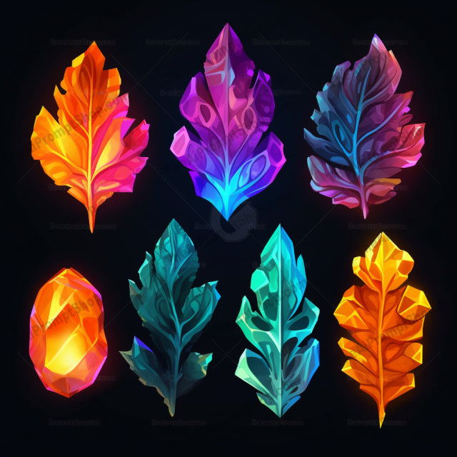 AI Midjourney Prompt for Luminous Leaves