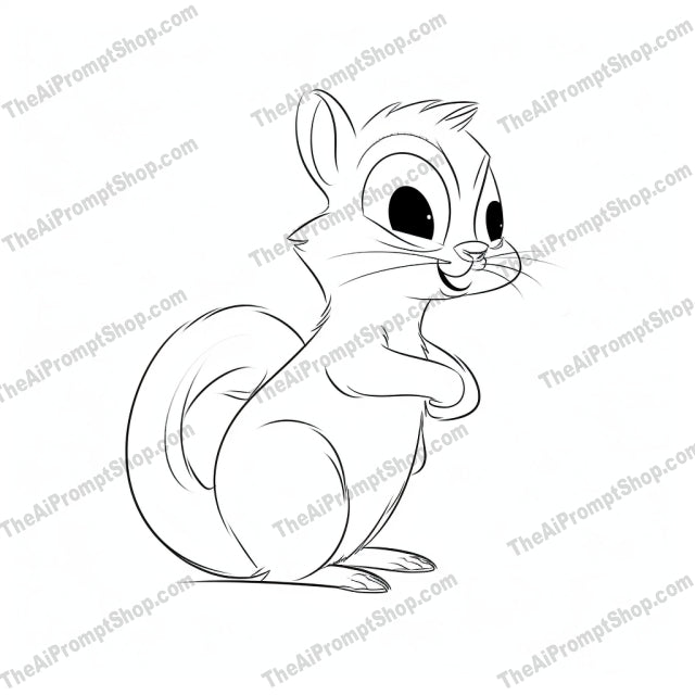 AI Midjourney Prompt for Coloring Pages - 2589