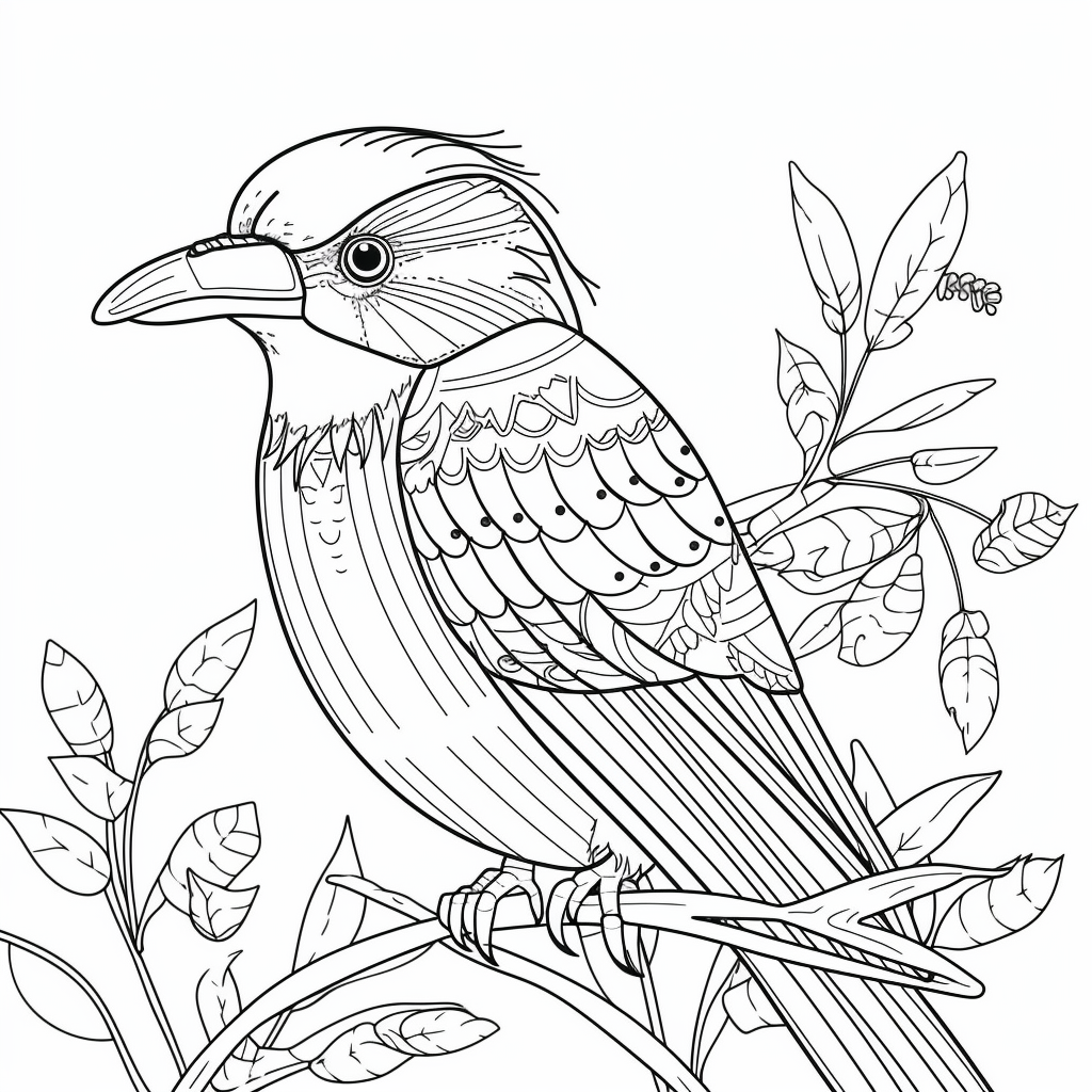 AI Midjourney Prompt for Coloring Page - Dynamic Jumping Dog Sticker