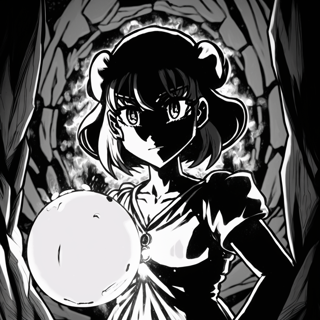 AI Midjourney Prompt for Fantasy and Magic - Magical Manga Portrait