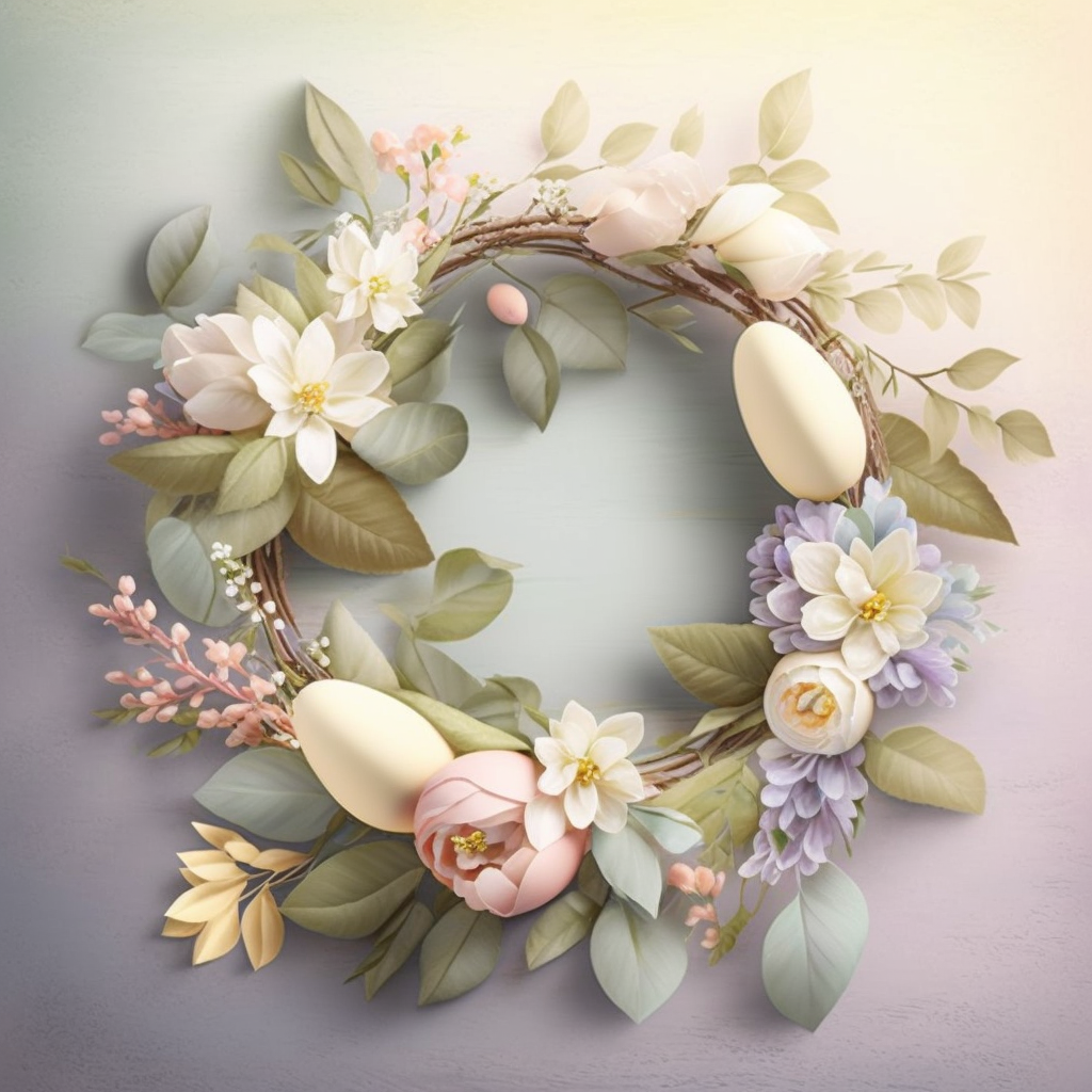 AI Midjourney Prompt for Easter - Colorful Egg Hunt