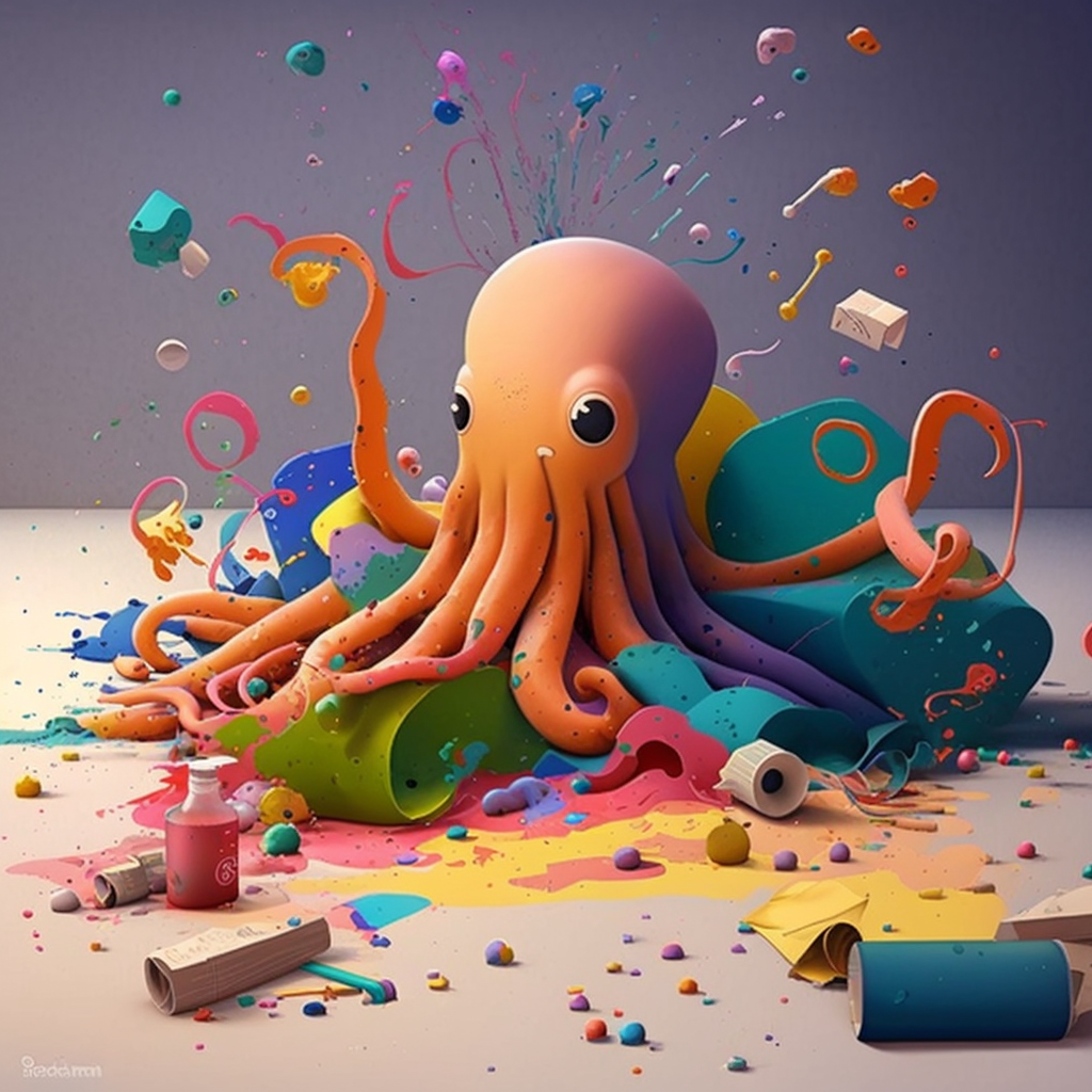 AI Midjourney Prompt for Animal -  Colorful Animal Adventure