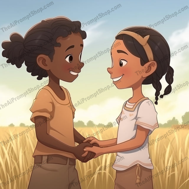 AI Midjourney Prompt for C252 - Storybook Illustrations - Field Discussion