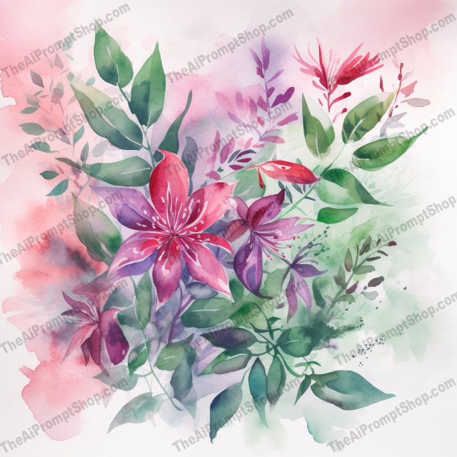 AI Midjourney Prompt for AI Midjourney Prompt for Florals - 1819