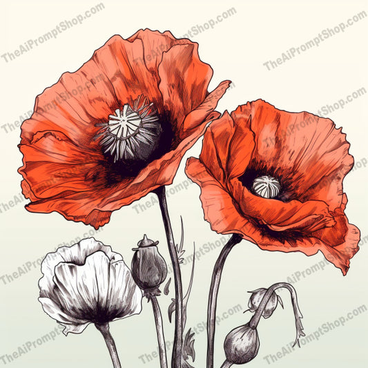 AI Midjourney Prompt for AI Midjourney Prompt for Florals - 1808