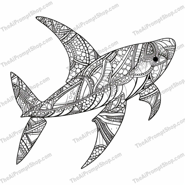 AI Midjourney Prompt for Coloring Pages - 2167