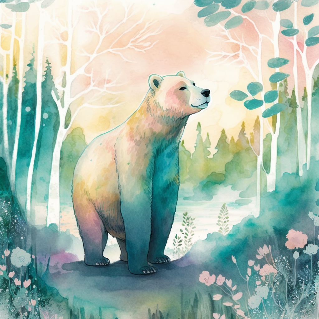 AI Midjourney Prompt for Animal - Whimsical Forest Animal