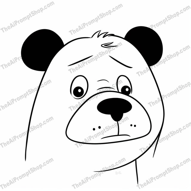 AI Midjourney Prompt for Coloring Pages - 2589