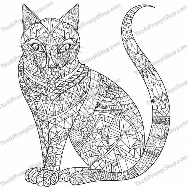 AI Midjourney Prompt for Coloring Pages - 2359