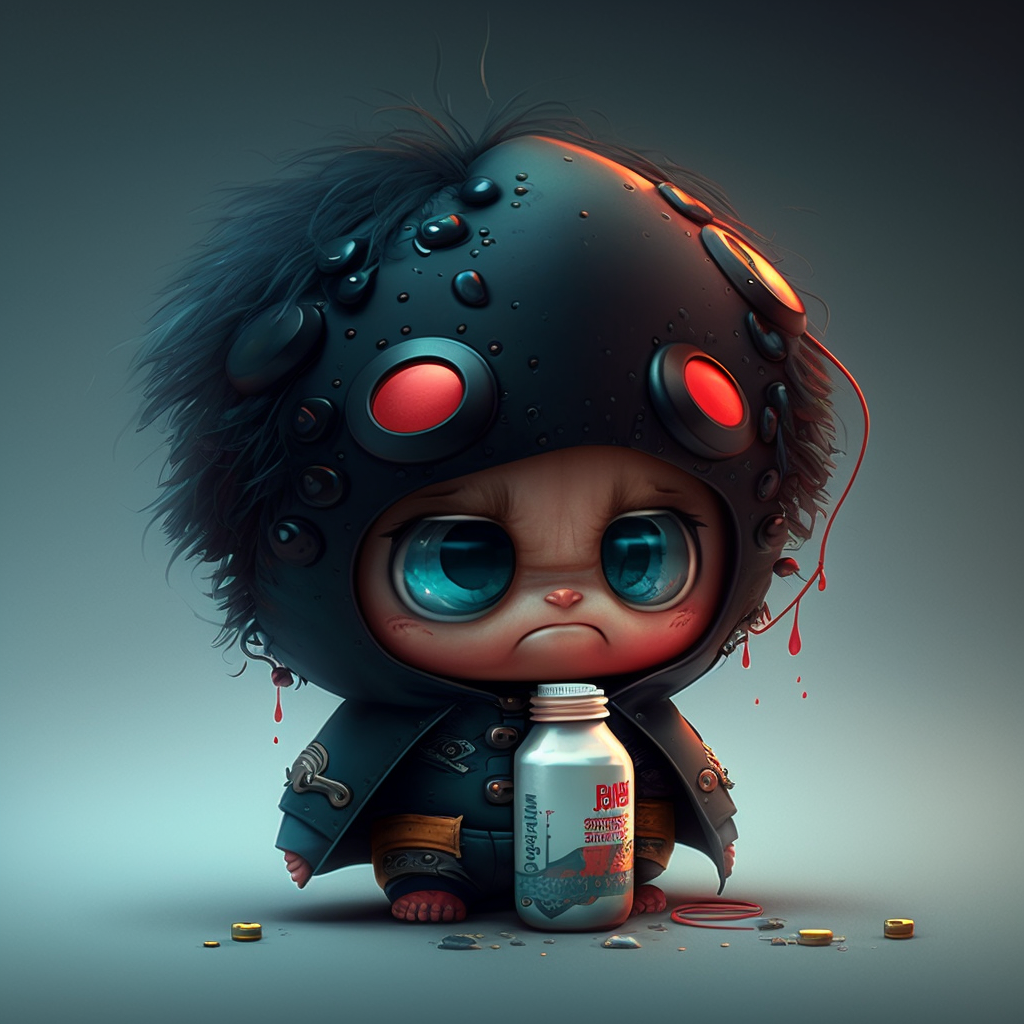 AI Midjourney Prompt for Cartoon - Cute Chibi Character