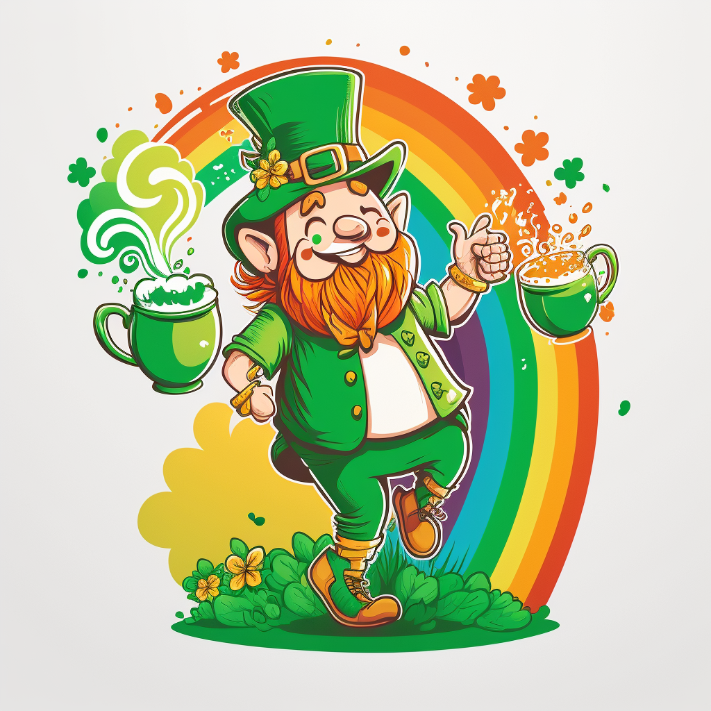 AI Midjourney Prompt for St Patricks Day - Leprechaun