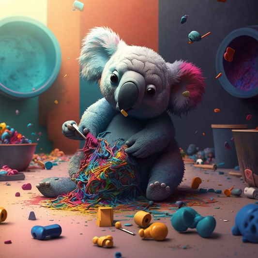 AI Midjourney Prompt for Animal -  Colorful Animal Adventure