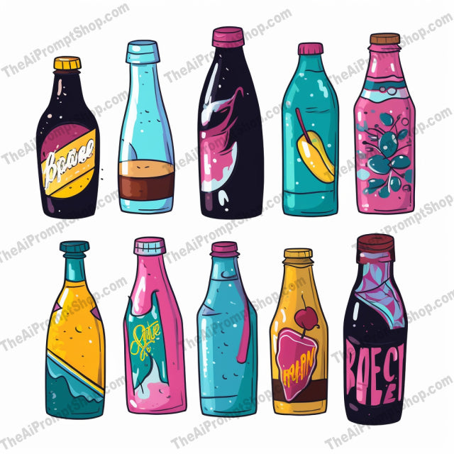 AI Midjourney Prompt for Food - B200s - Asian Food in Bowls